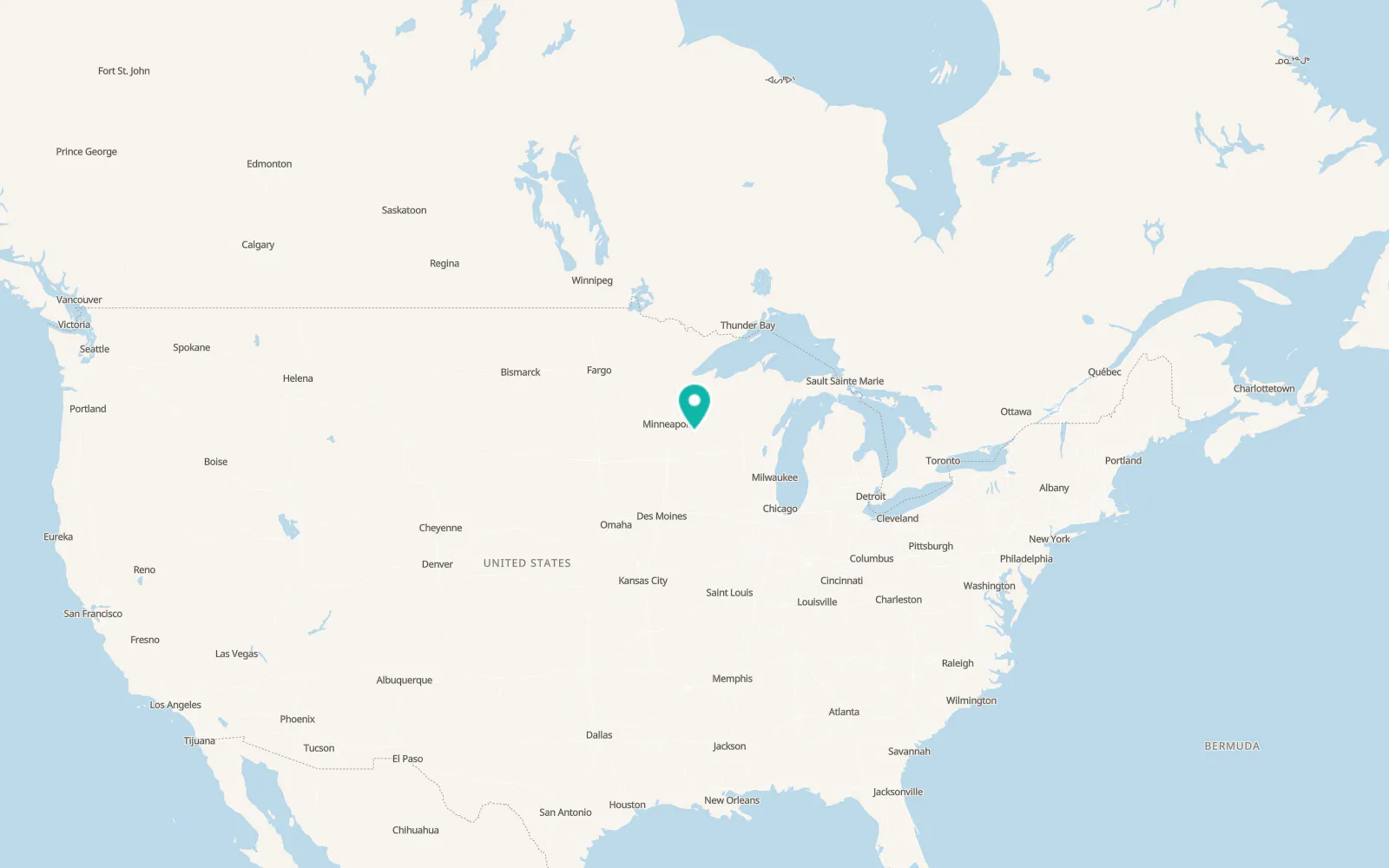 Map of Durand
