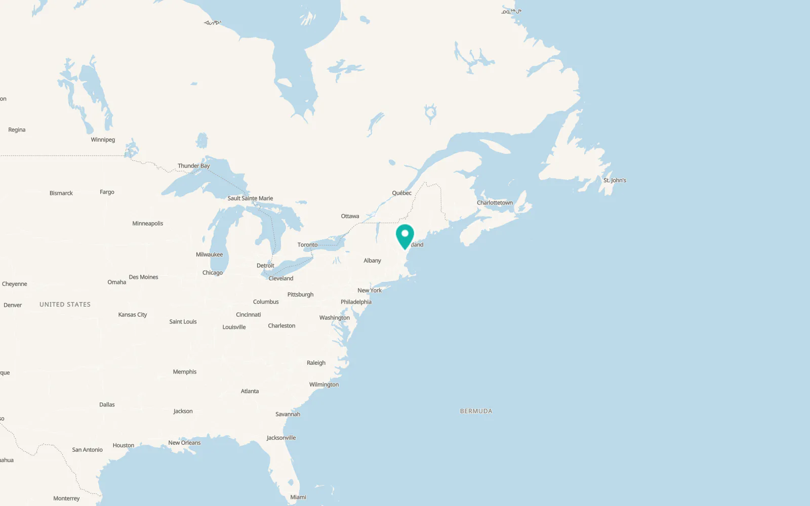 Map of Durham