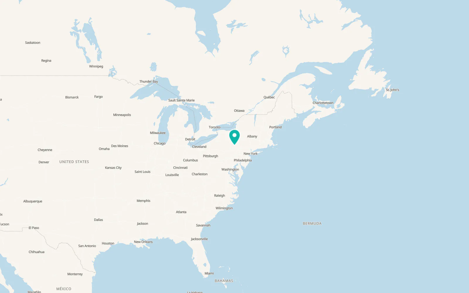 Map of Dushore