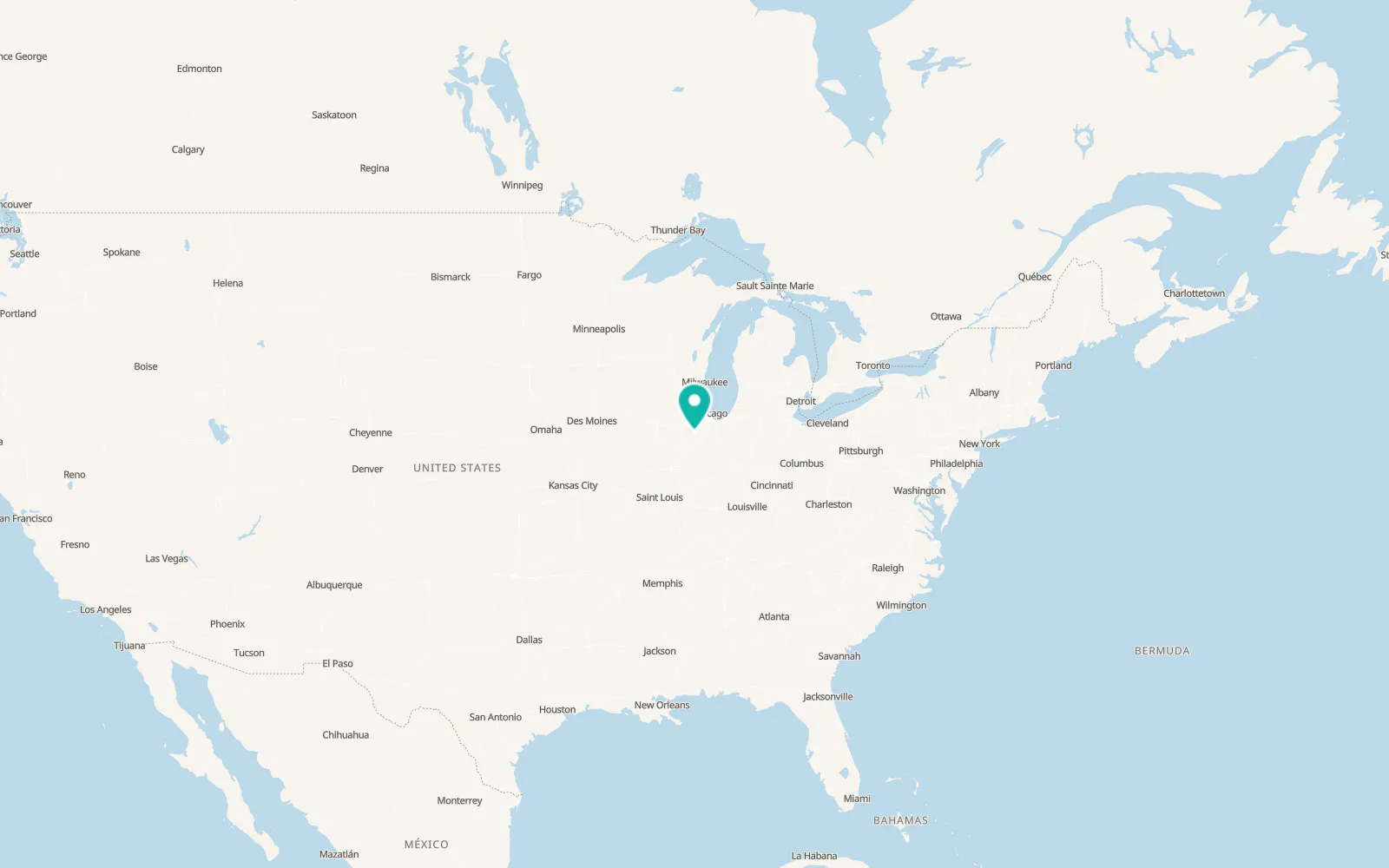 Map of Dwight