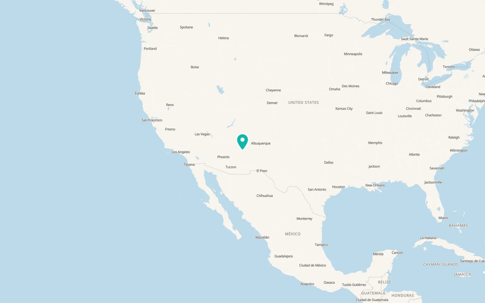 Map of Eagar