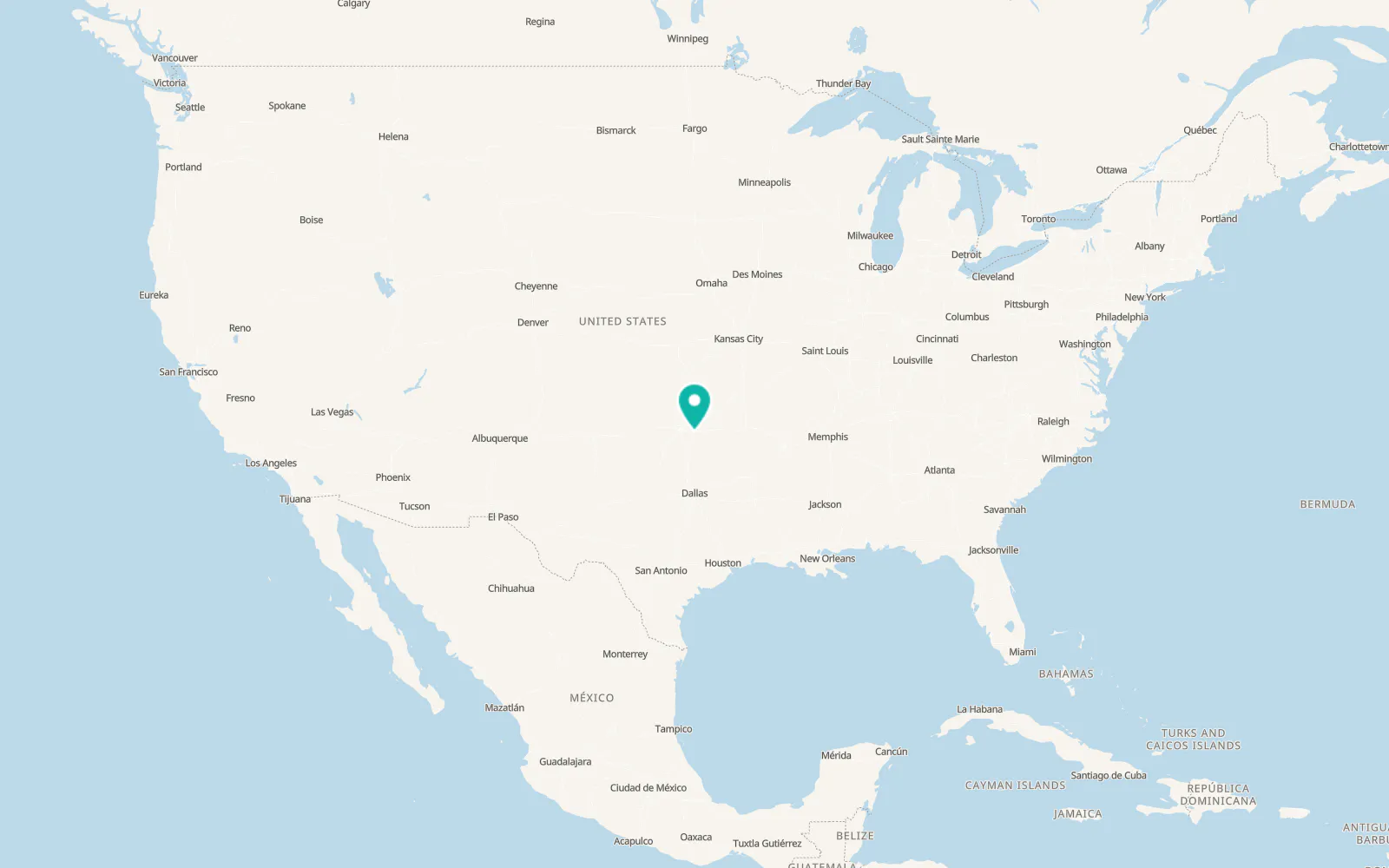 Map of Earlsboro