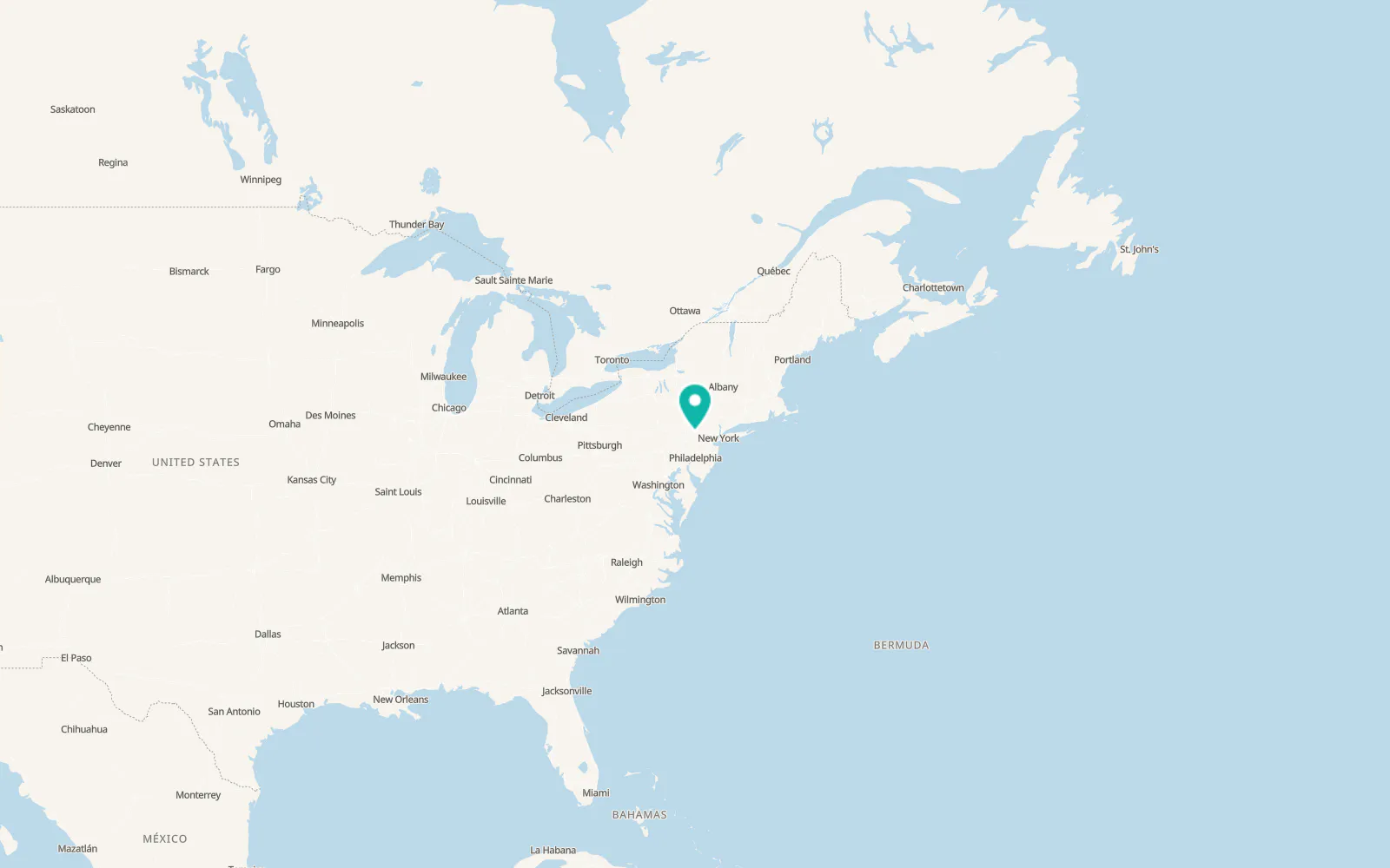 Map of East Bangor