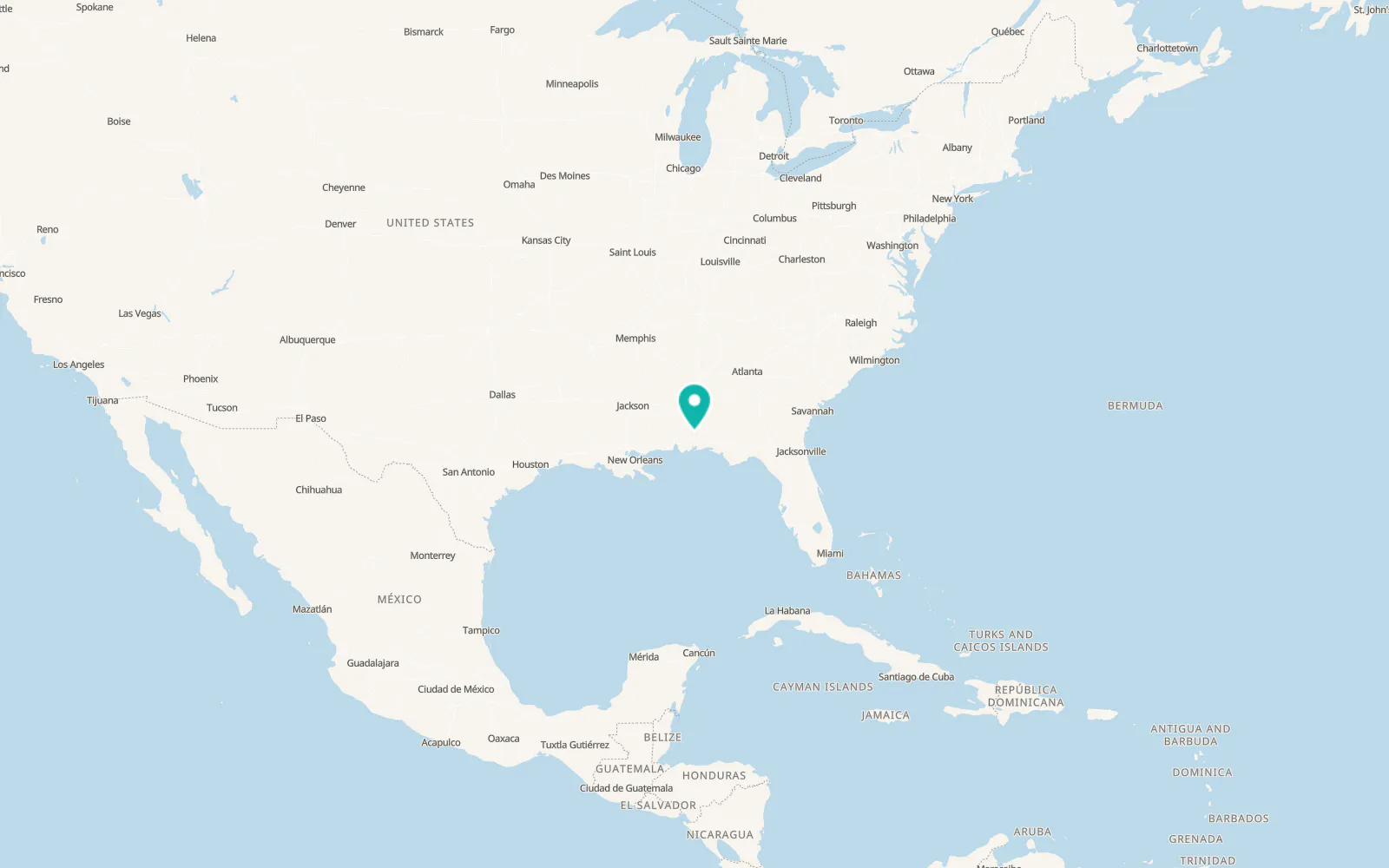 Map of East Brewton