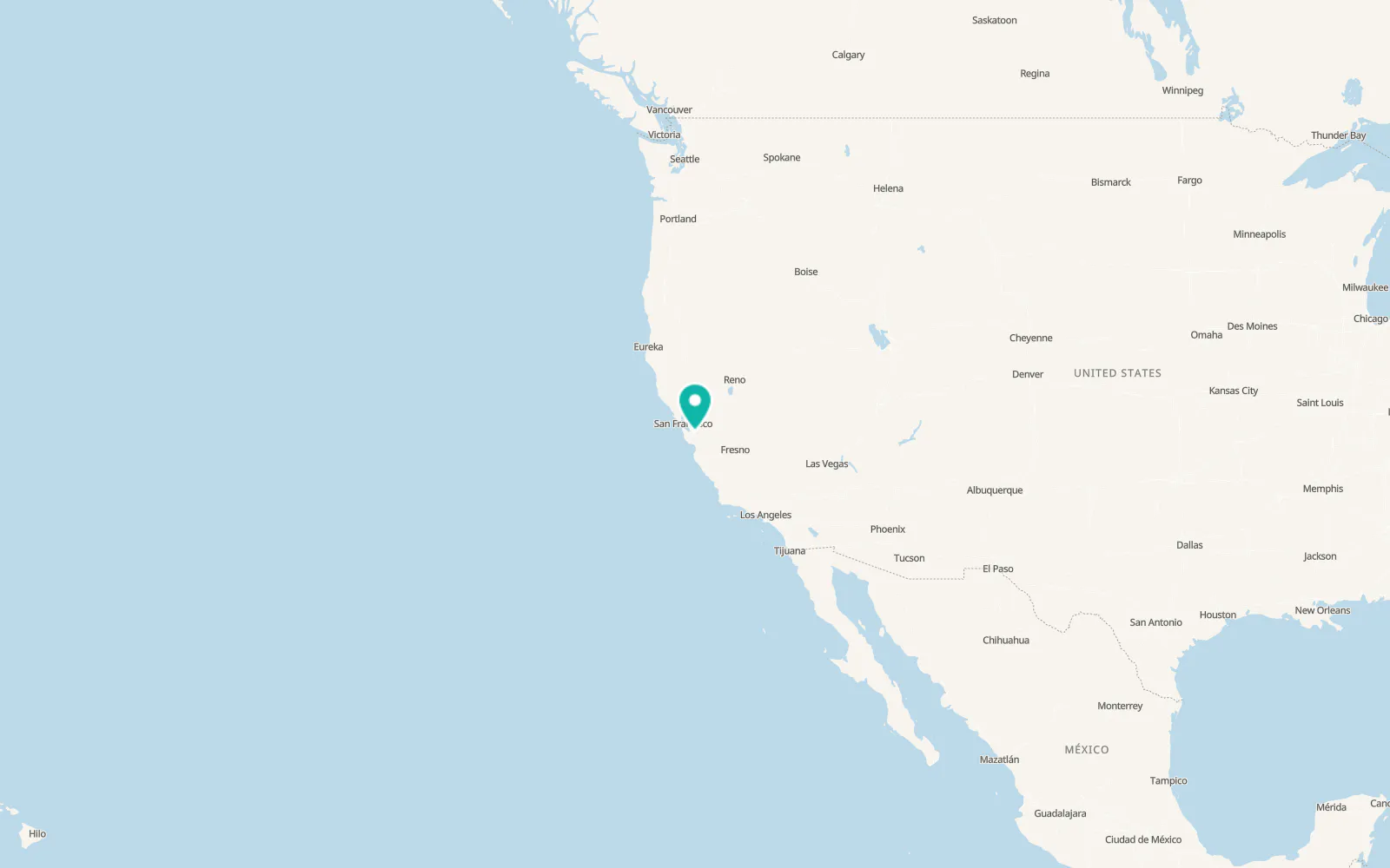 Map of East Foothills