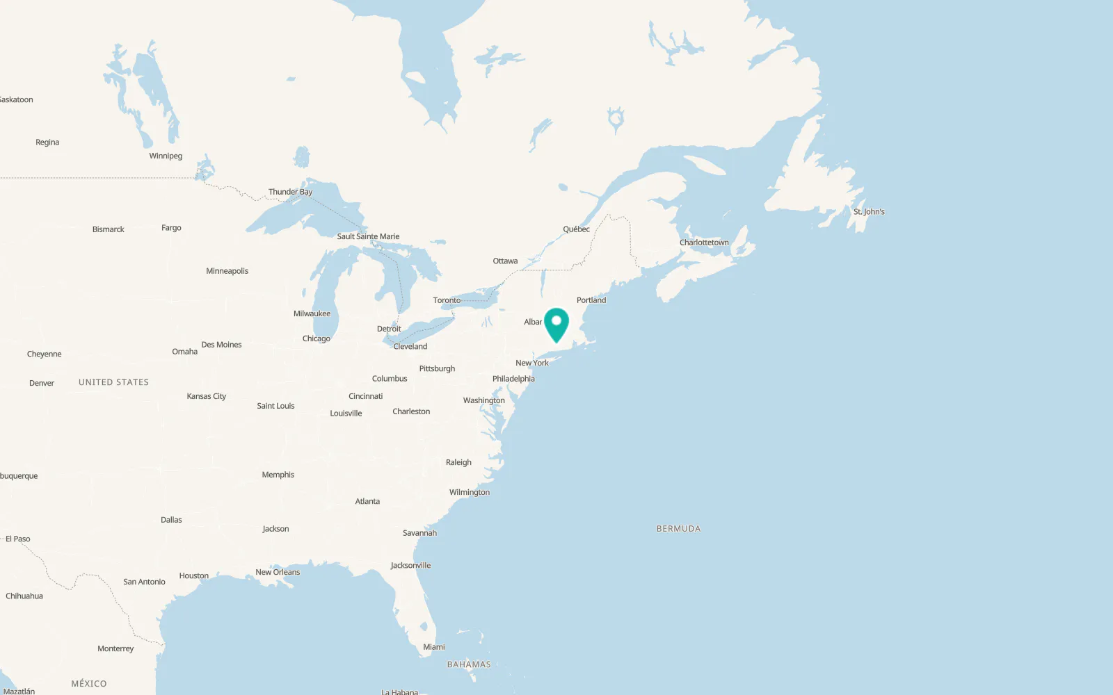 Map of East Haddam
