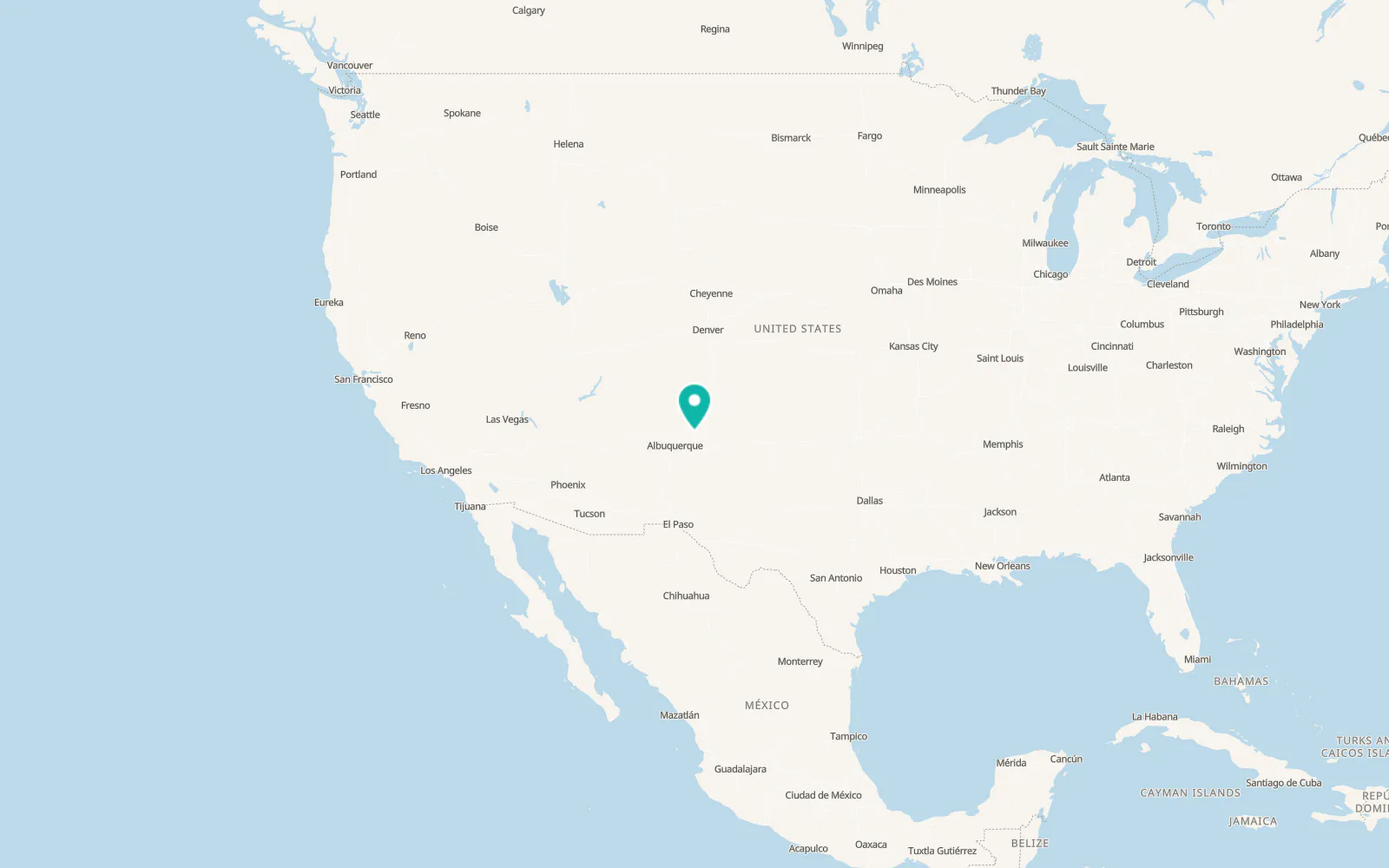 Map of East Pecos