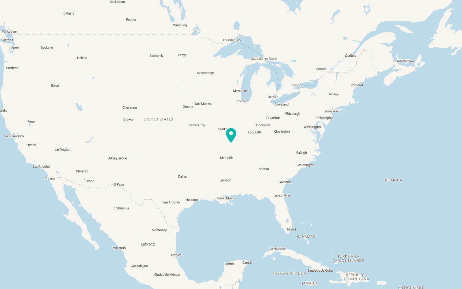 Map of East Prairie