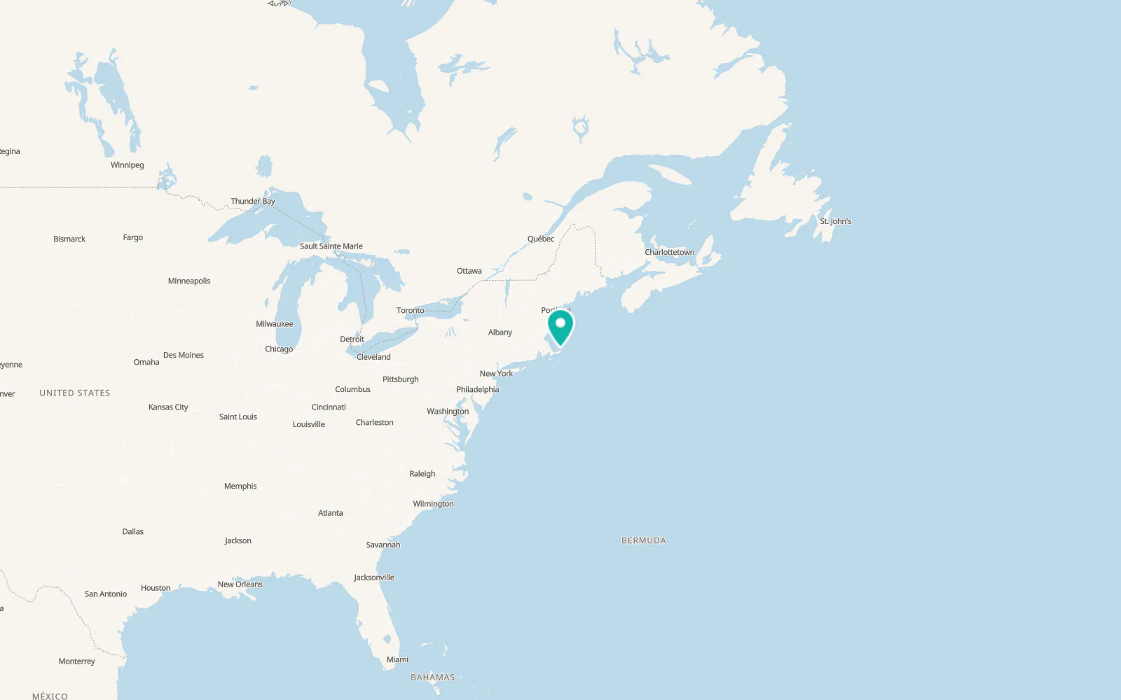 Map of Eastham