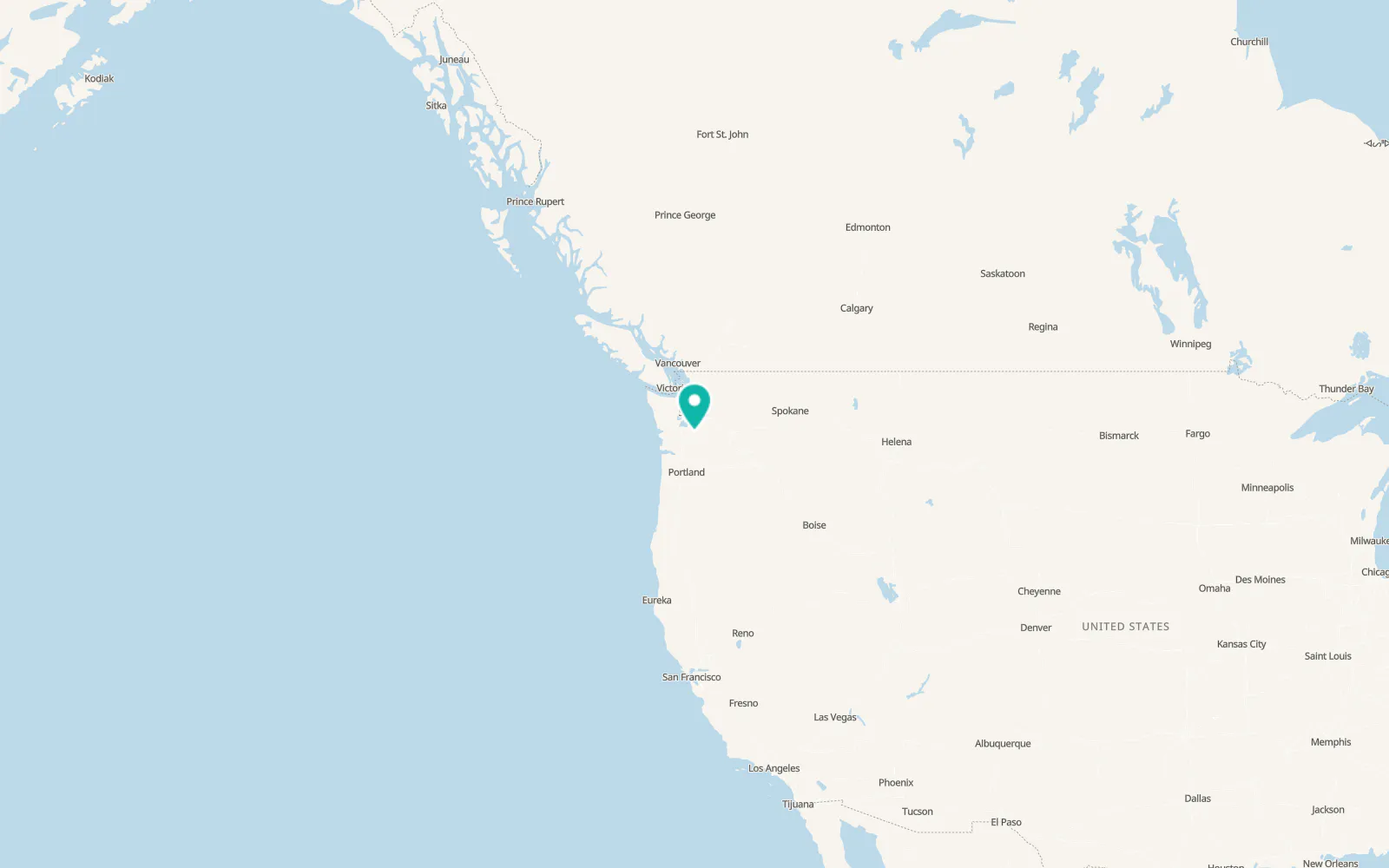 Map of Eatonville