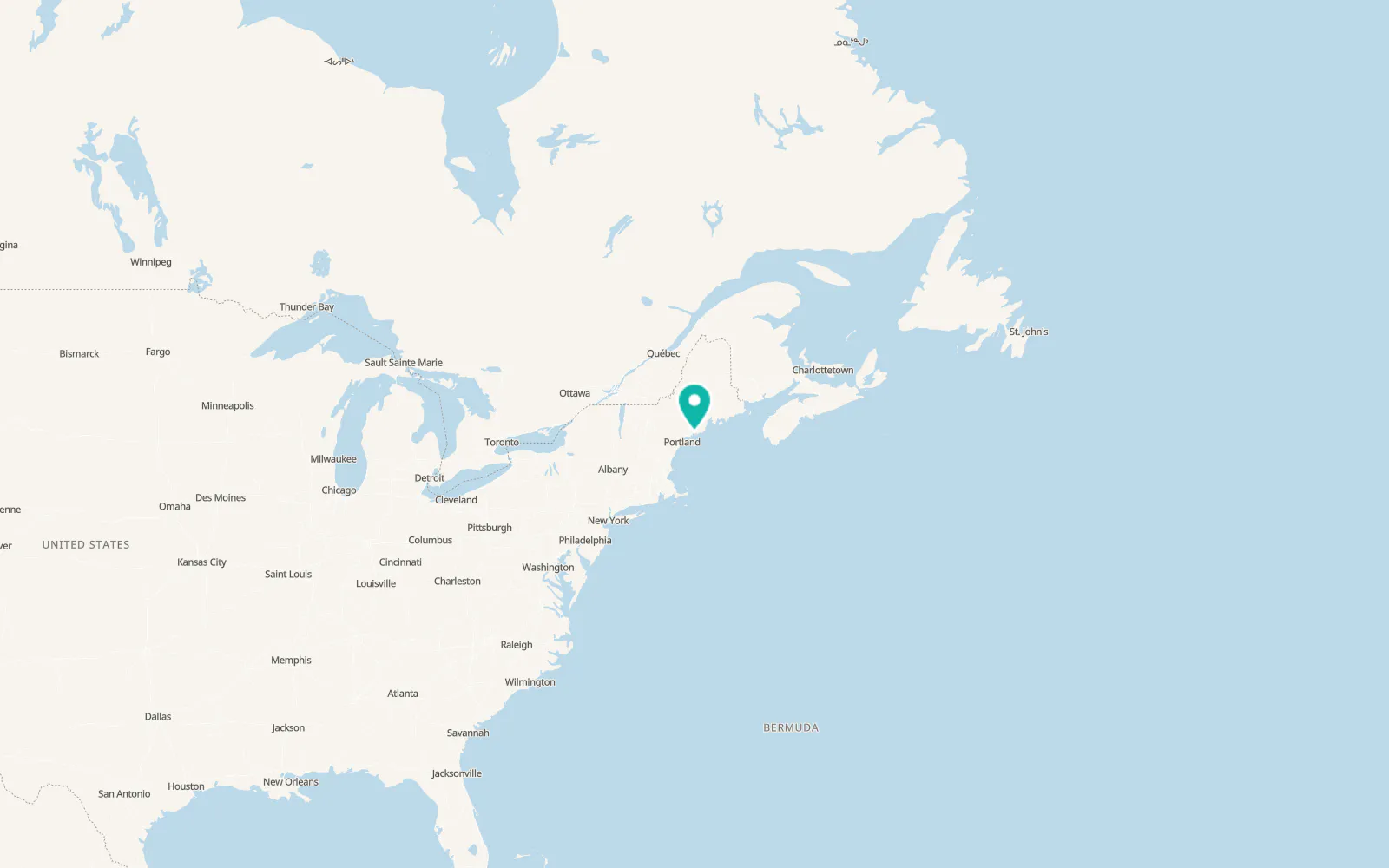 Map of Edgecomb