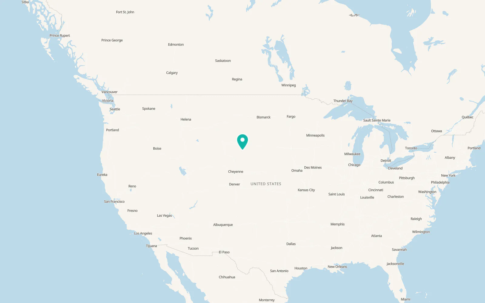Map of Edgemont