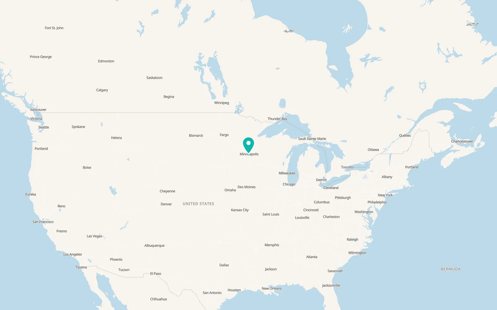 Map of Edina
