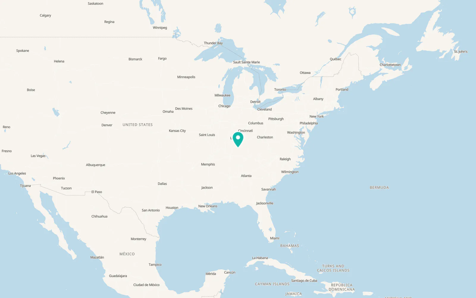 Map of Edmonton