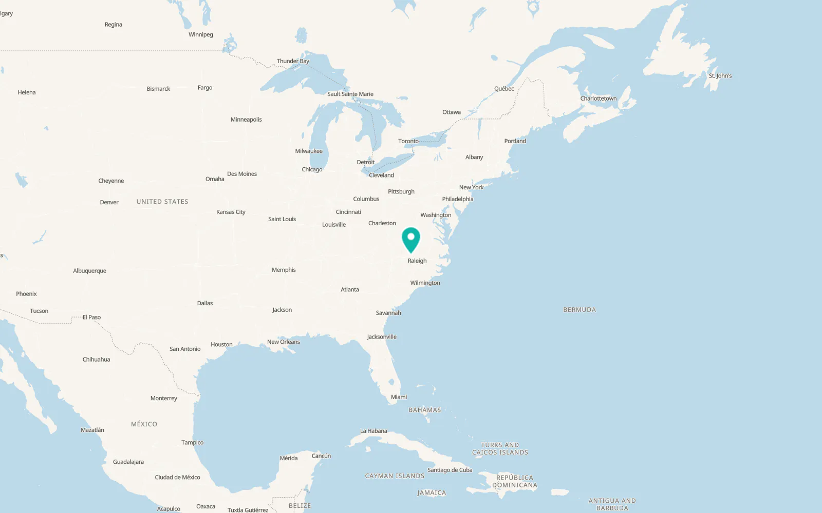 Map of Efland
