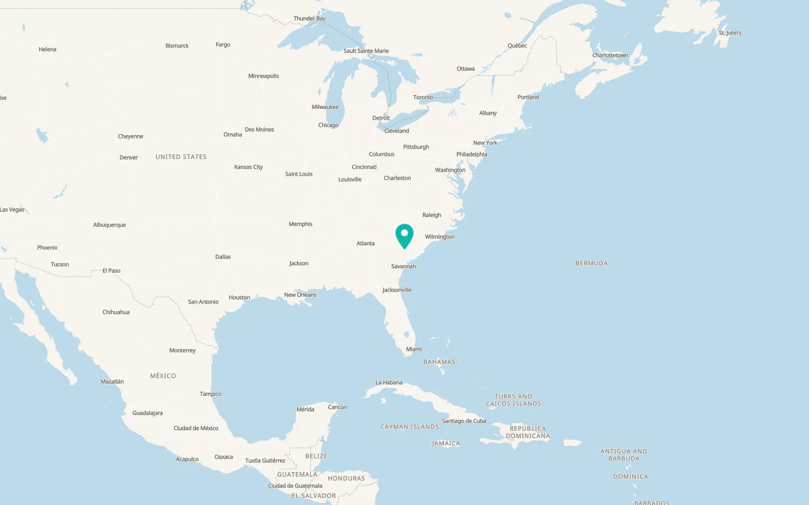 Map of Ehrhardt