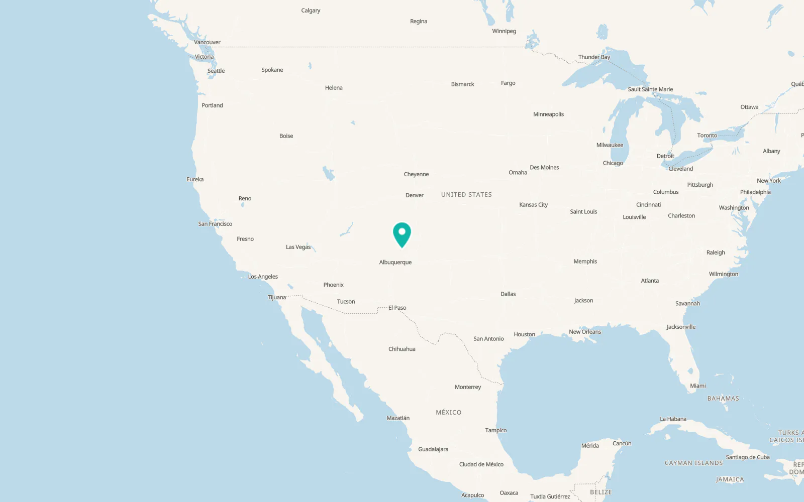 Map of El Rancho