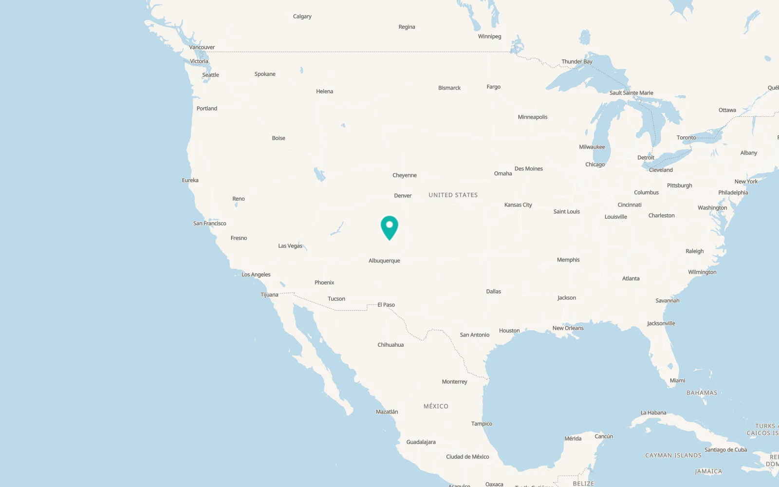 Map of El Rito
