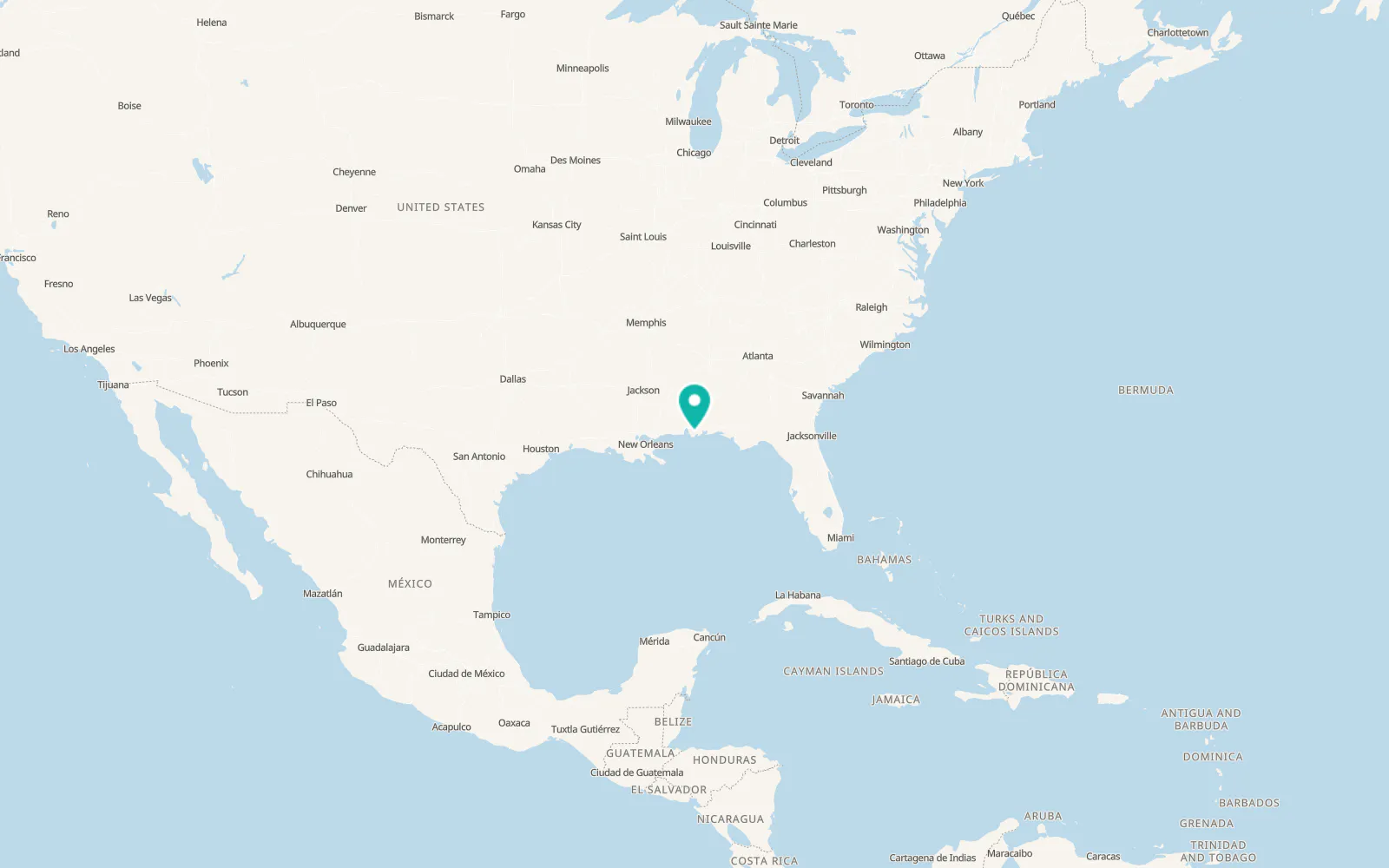 Map of Elberta