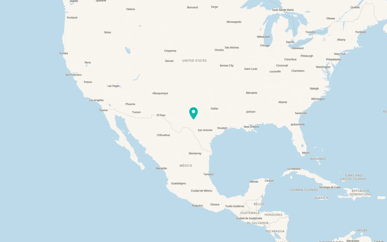 Map of Eldorado
