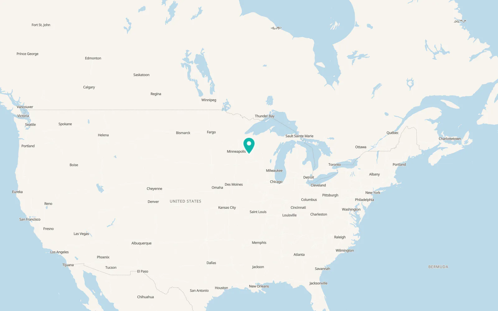 Map of Eleva