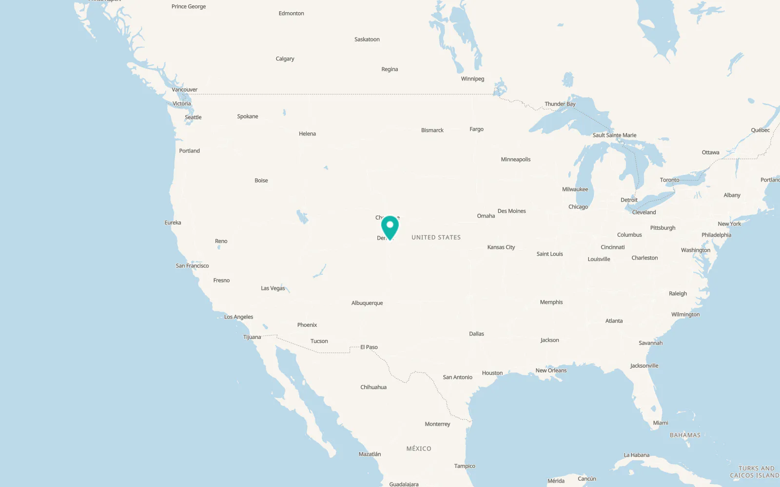 Map of Elizabeth