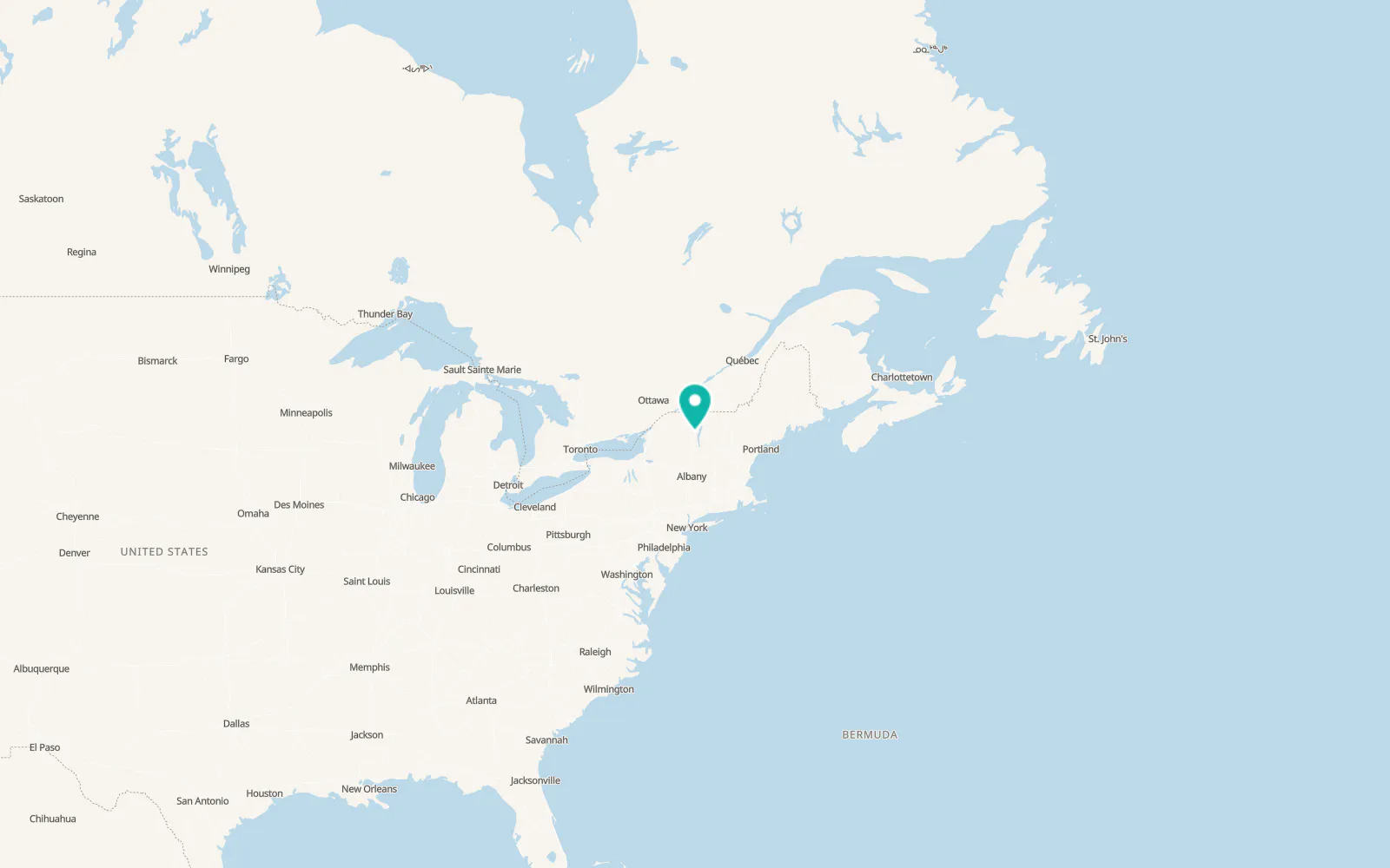 Map of Elizabethtown