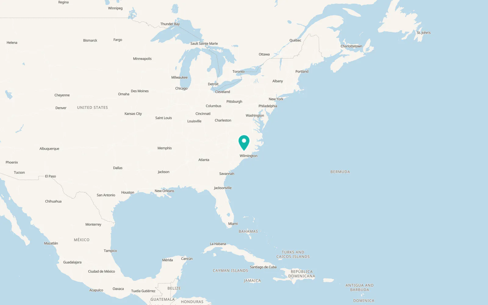 Map of Elizabethtown