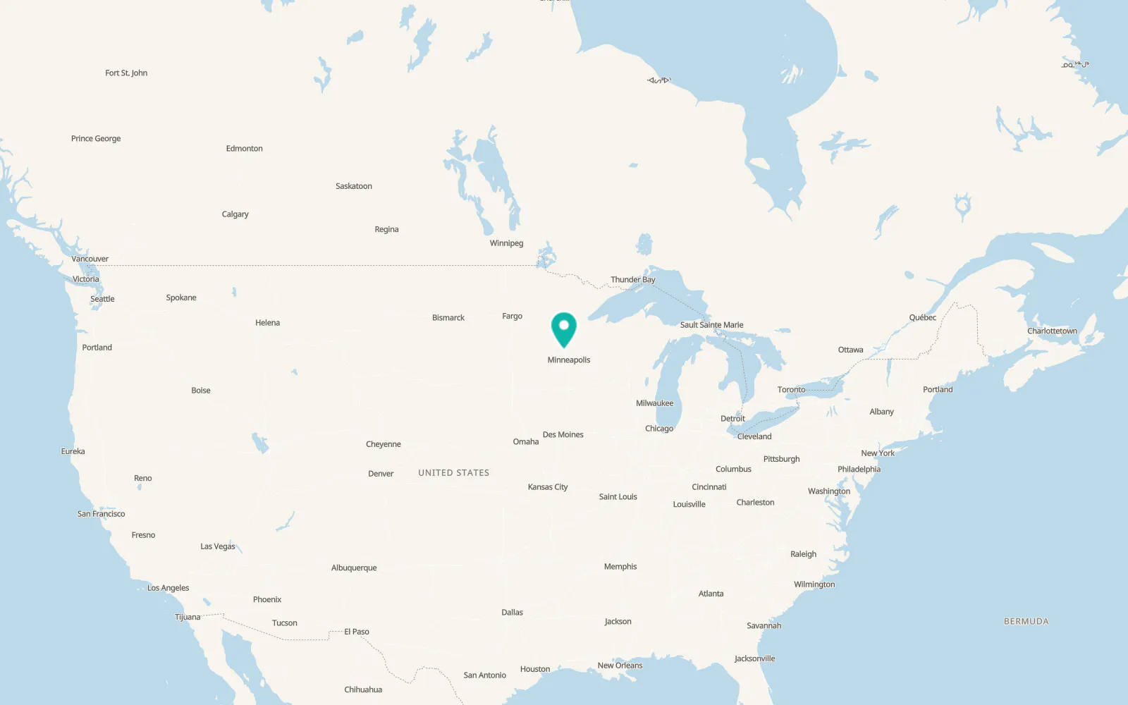 Map of Elk River