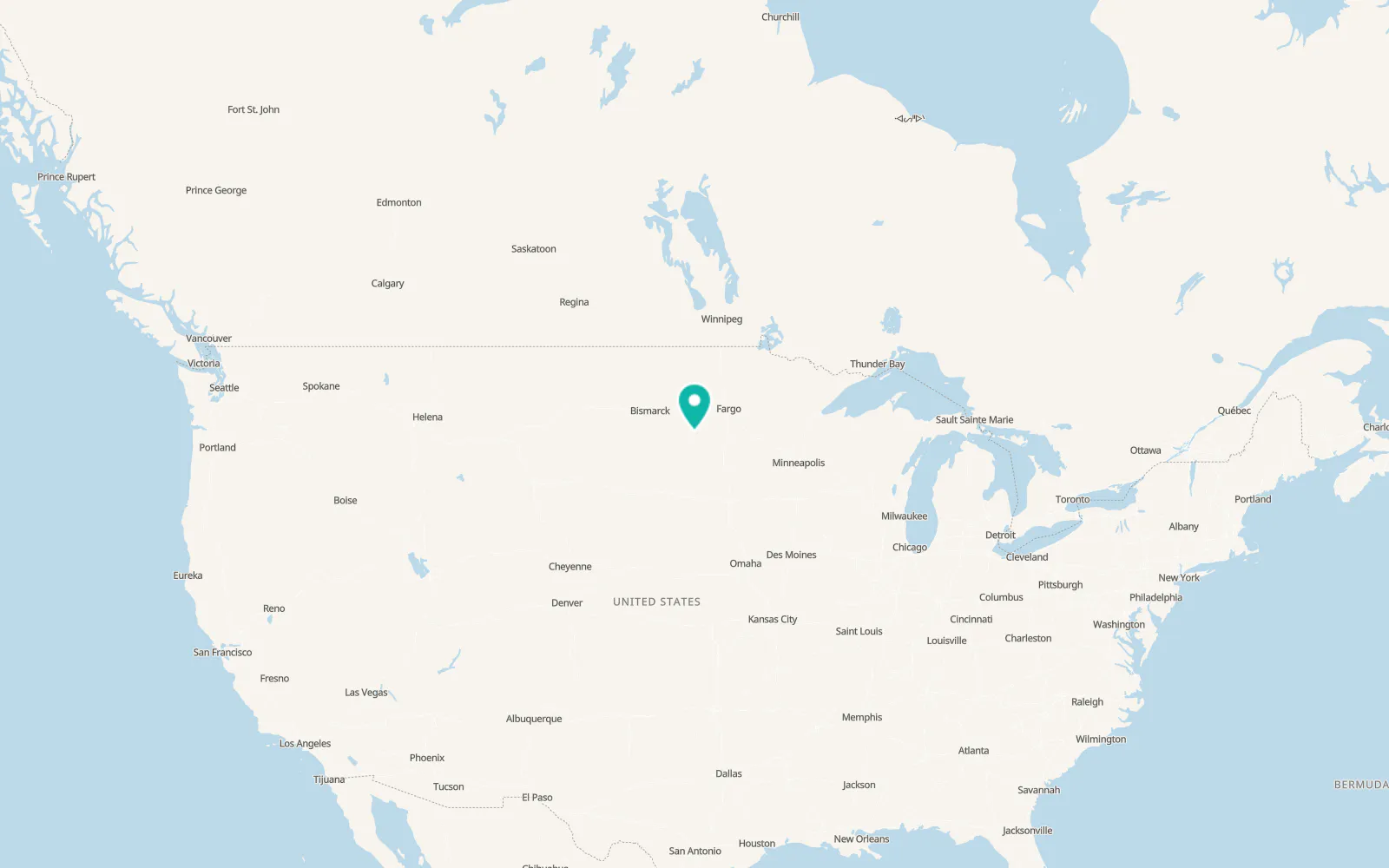Map of Ellendale