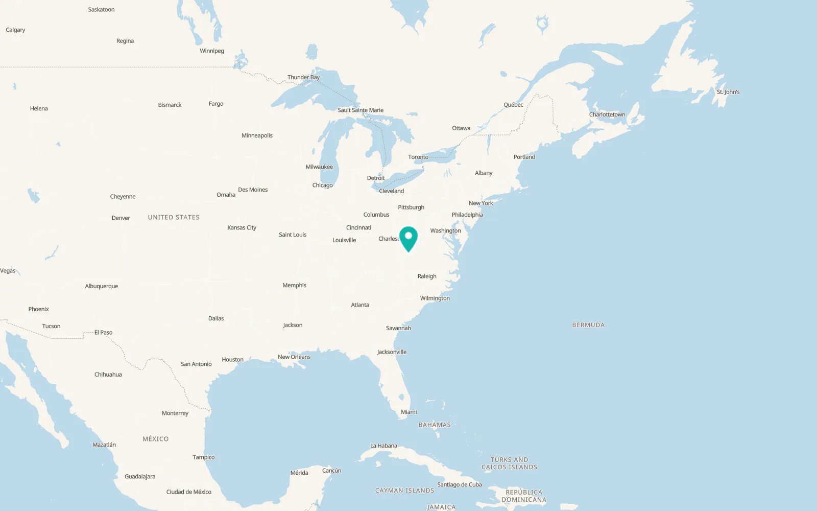Map of Elliston