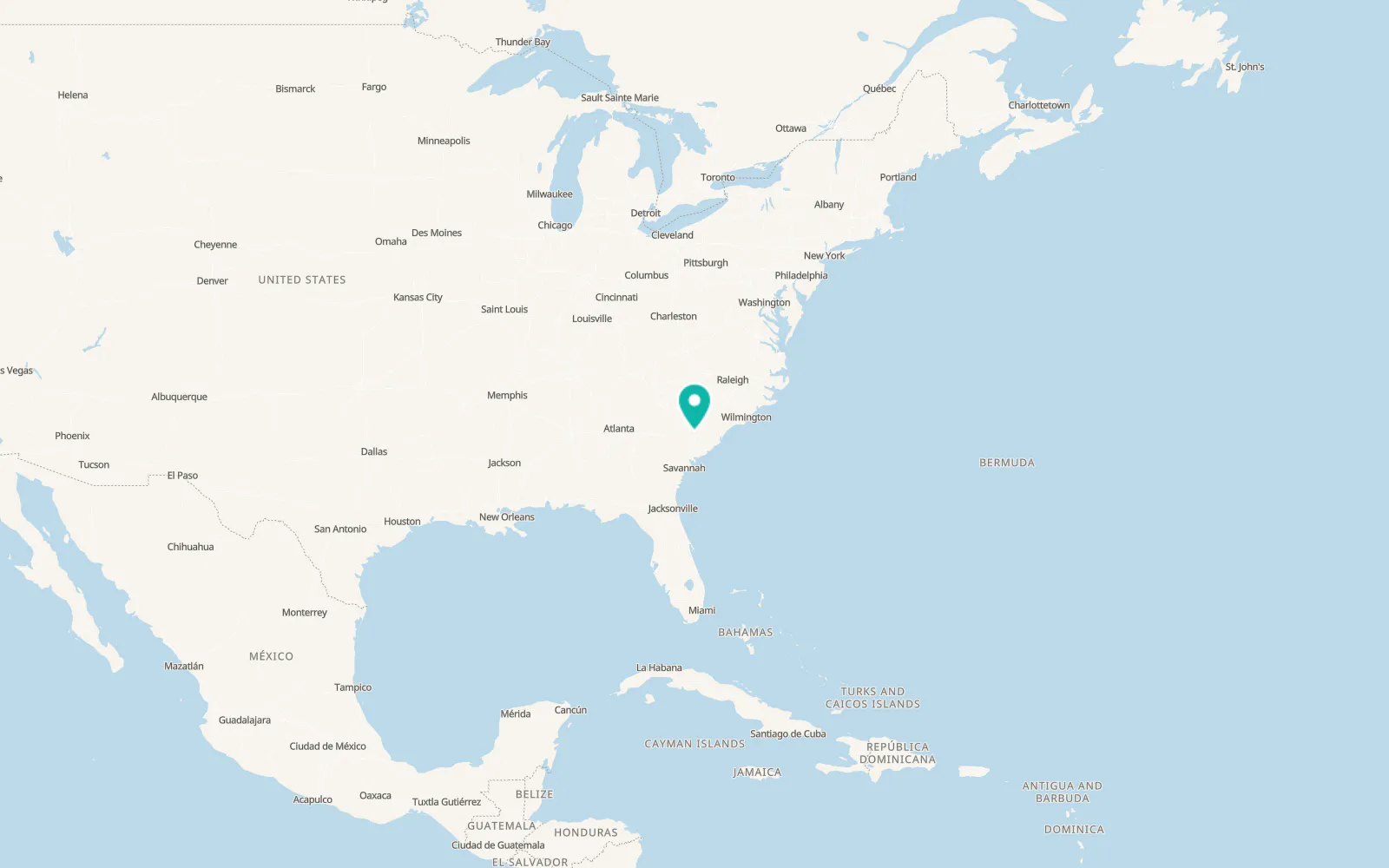 Map of Elloree