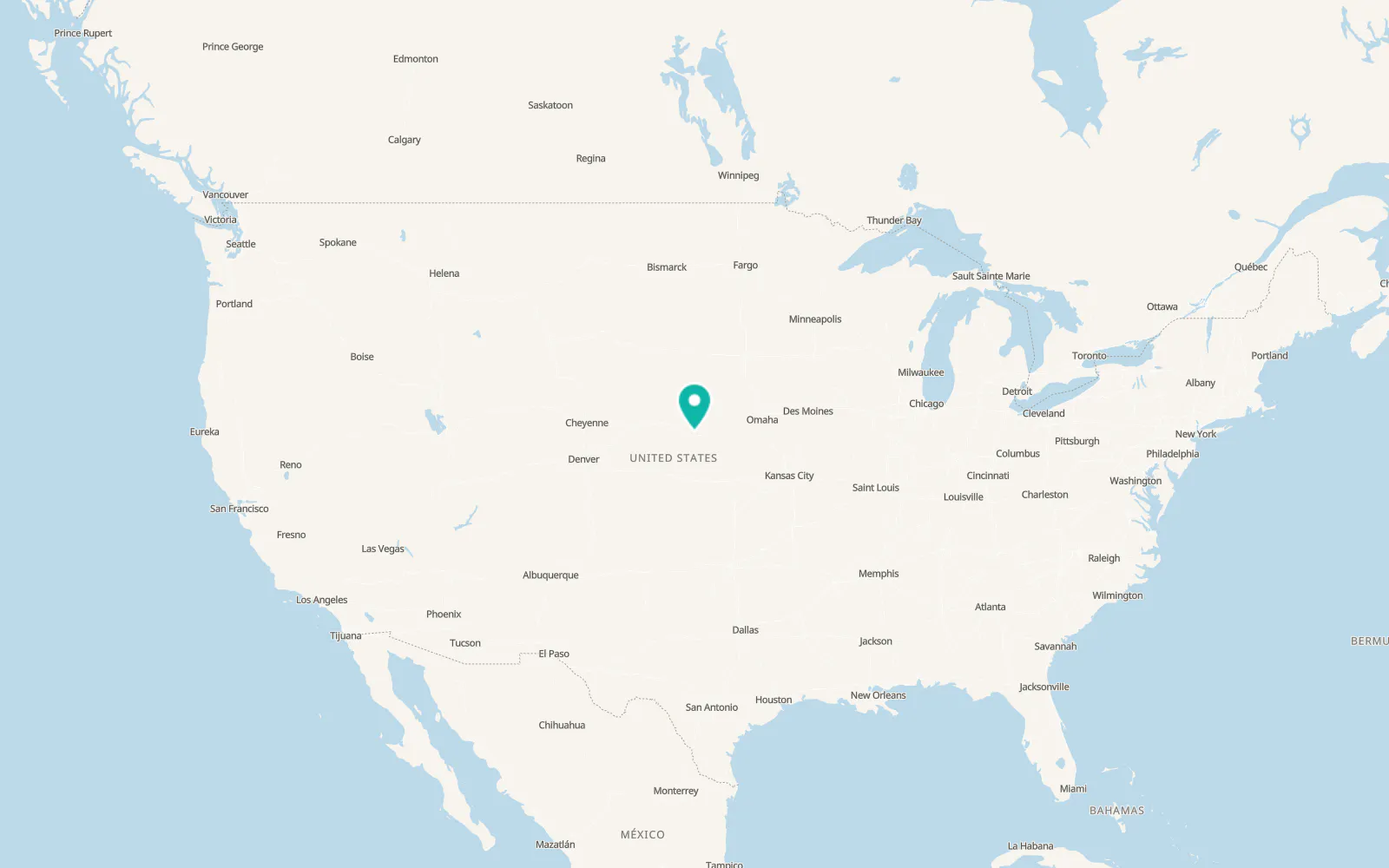 Map of Elm Creek