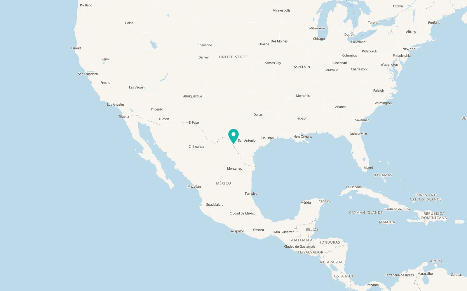 Map of Elm Creek