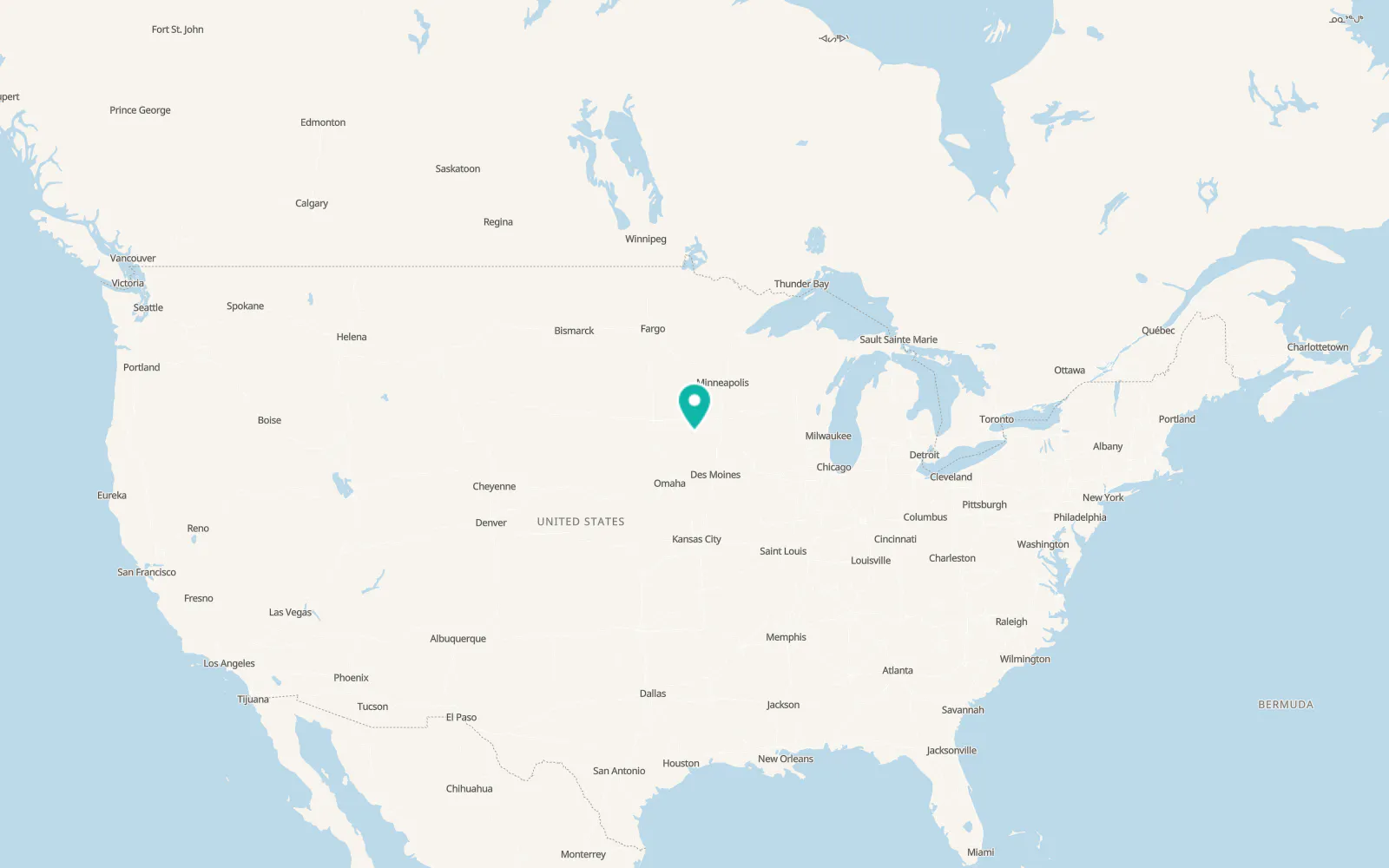 Map of Emmetsburg