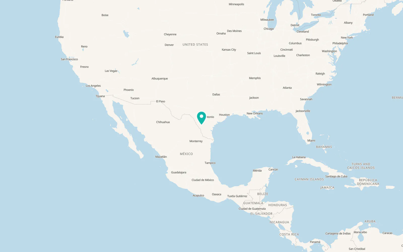 Map of Encinal