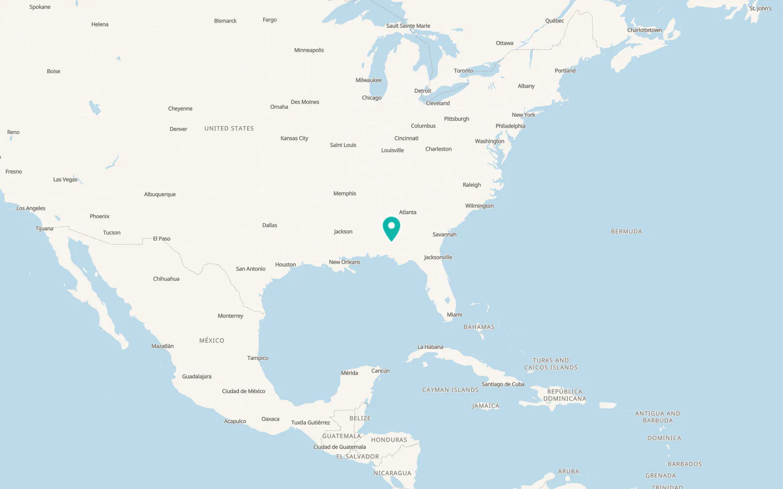 Map of Enterprise