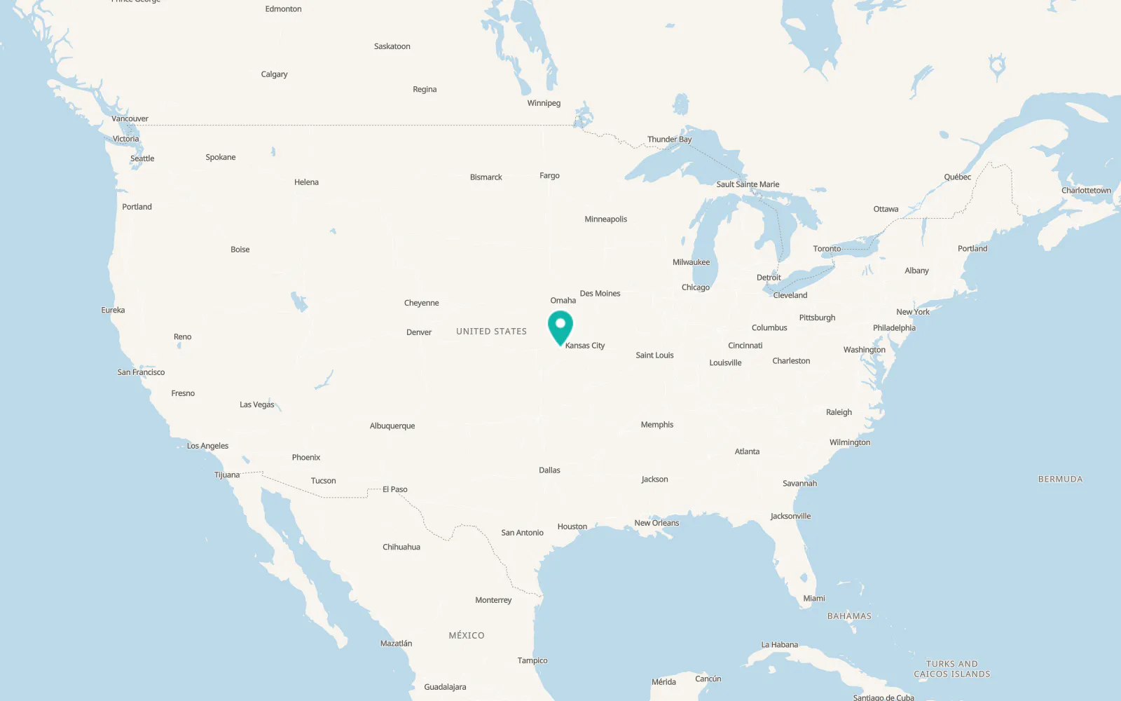 Map of Eskridge