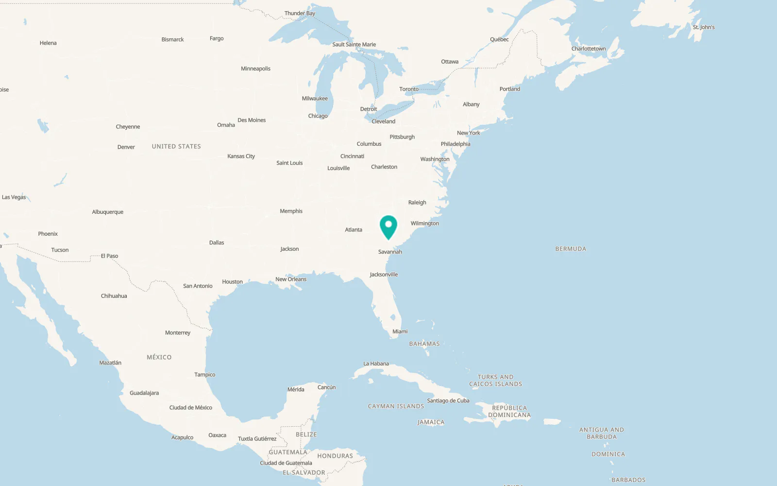 Map of Estill