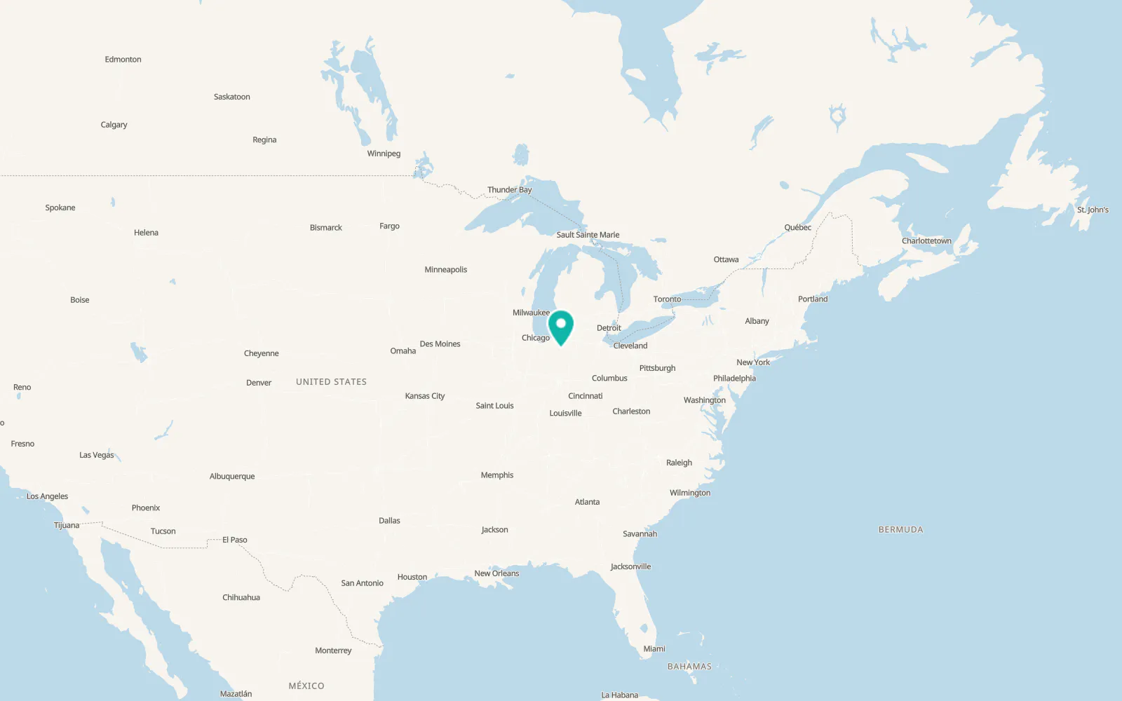 Map of Etna Green