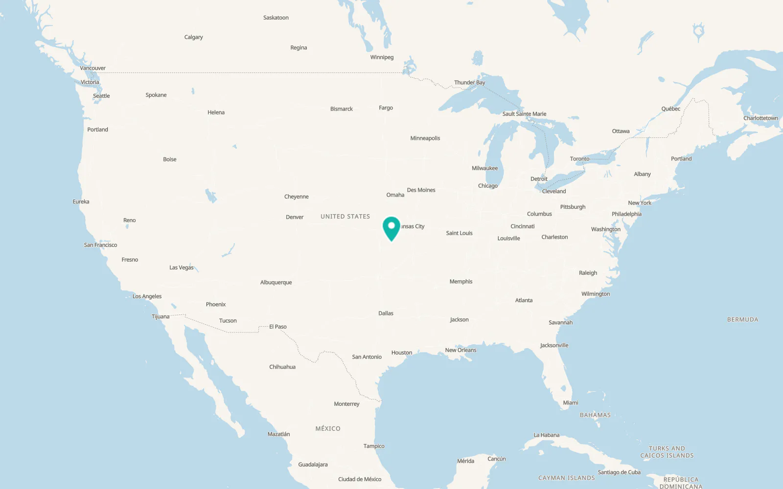 Map of Eureka