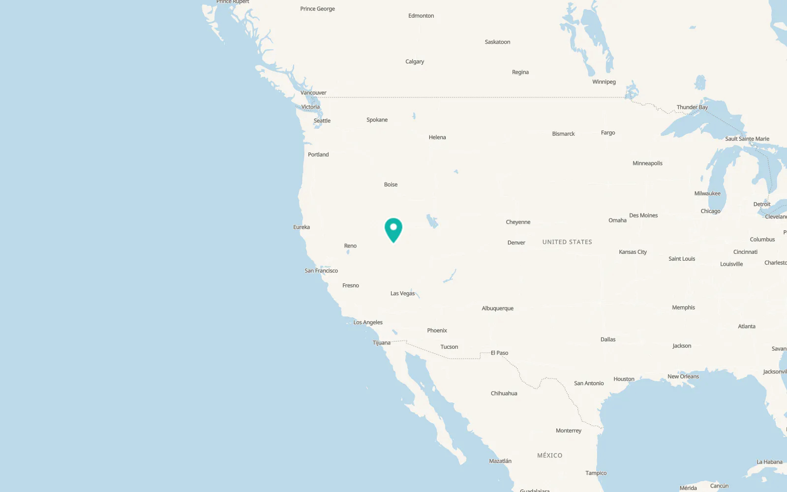 Map of Eureka