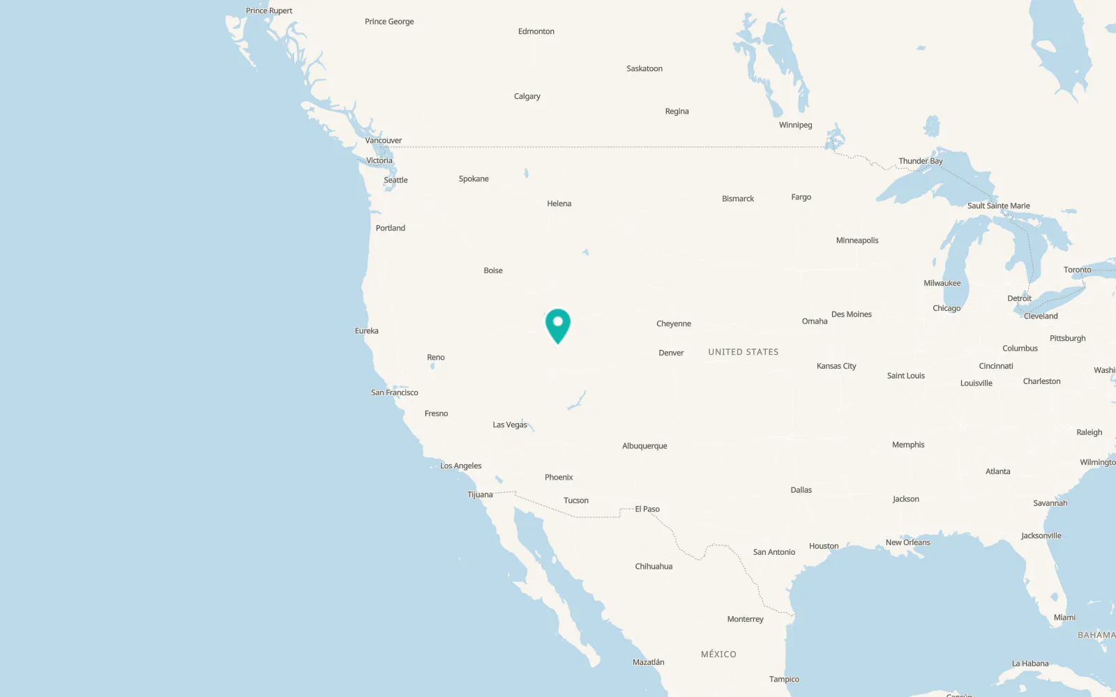 Map of Eureka