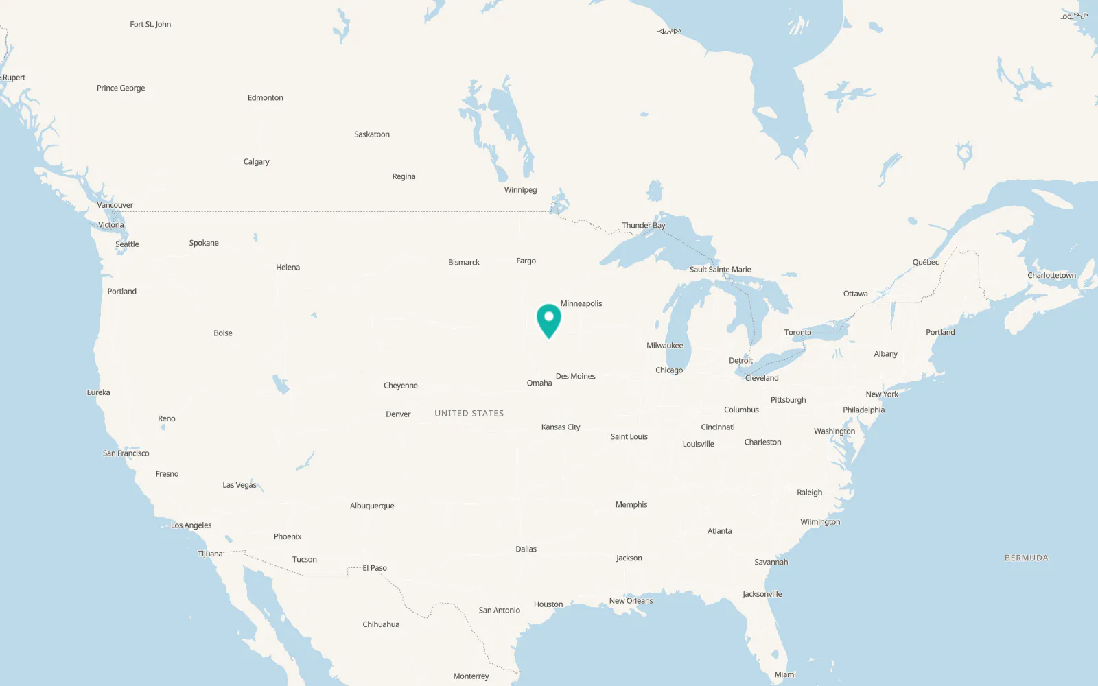 Map of Everly