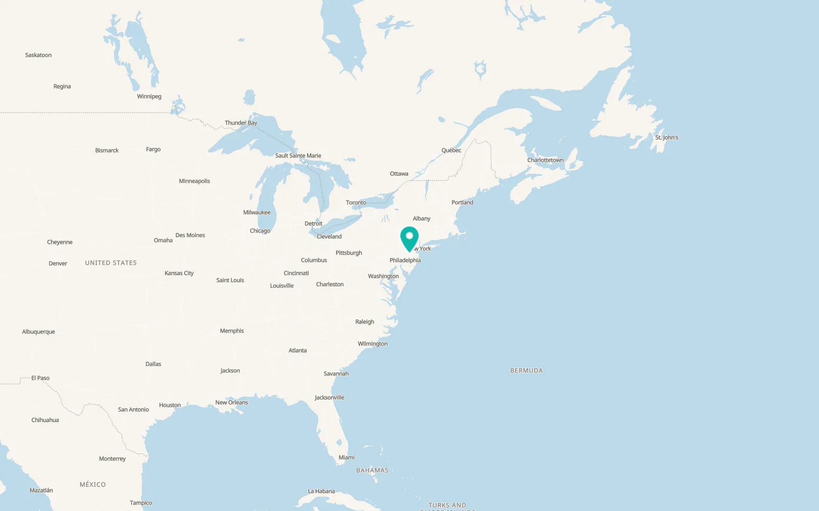 Map of Ewing