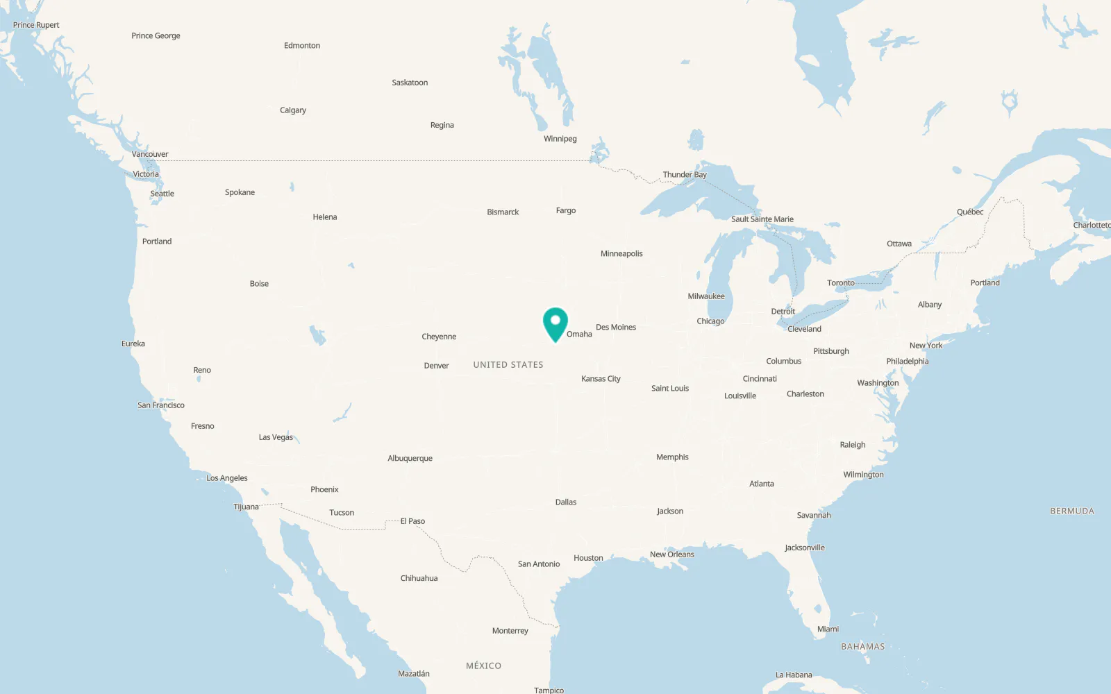 Map of Exeter
