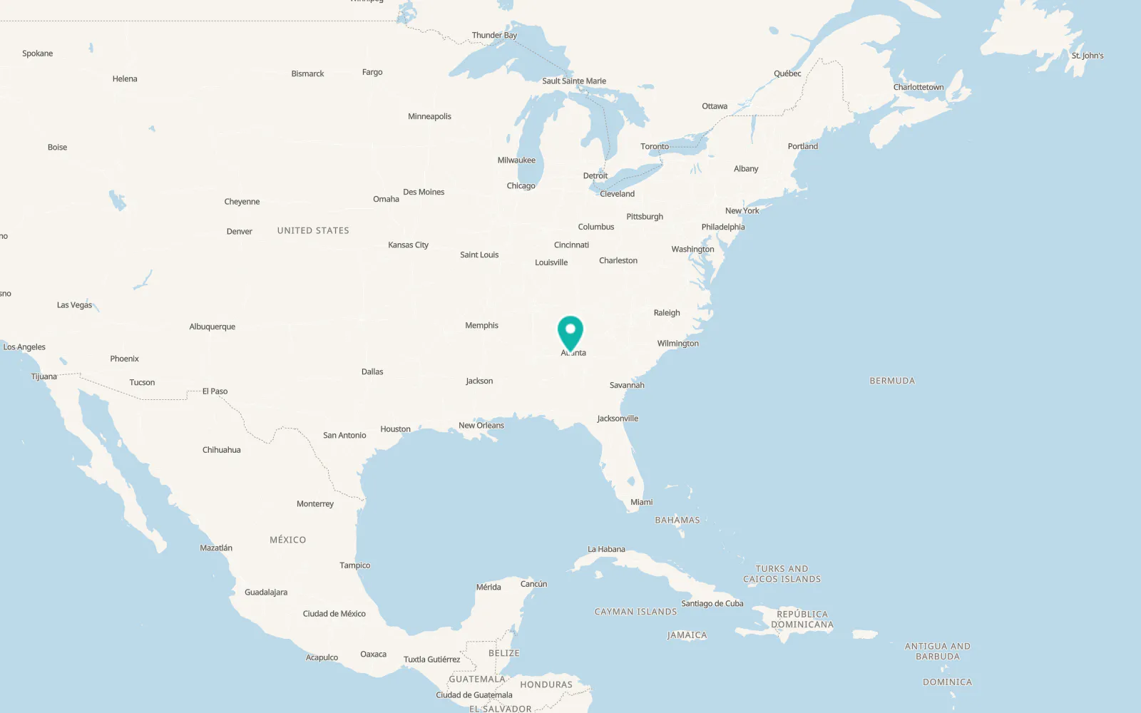 Map of Fairburn