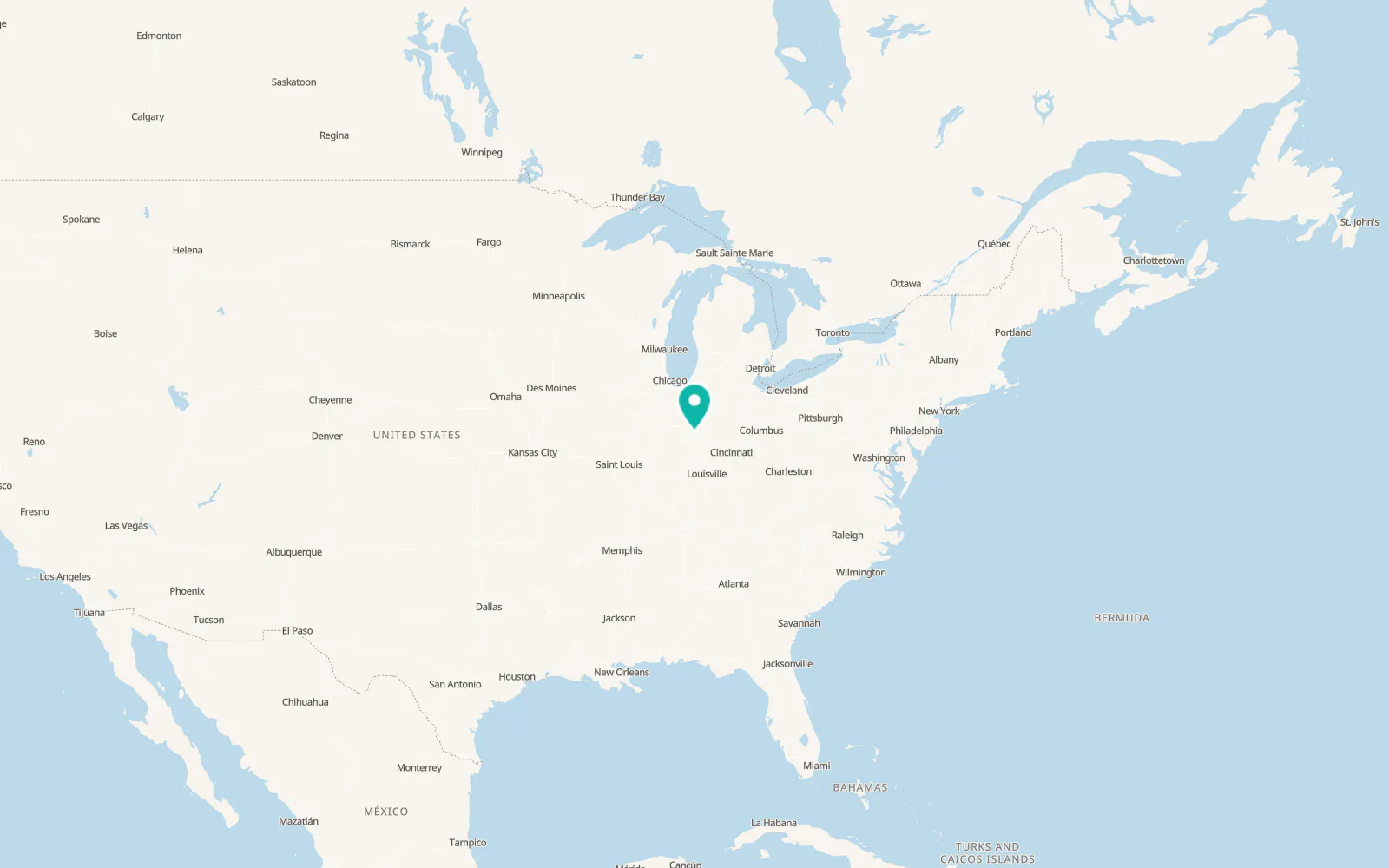 Map of Fairfield Heights