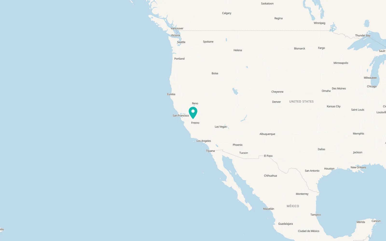 Map of Fairmead