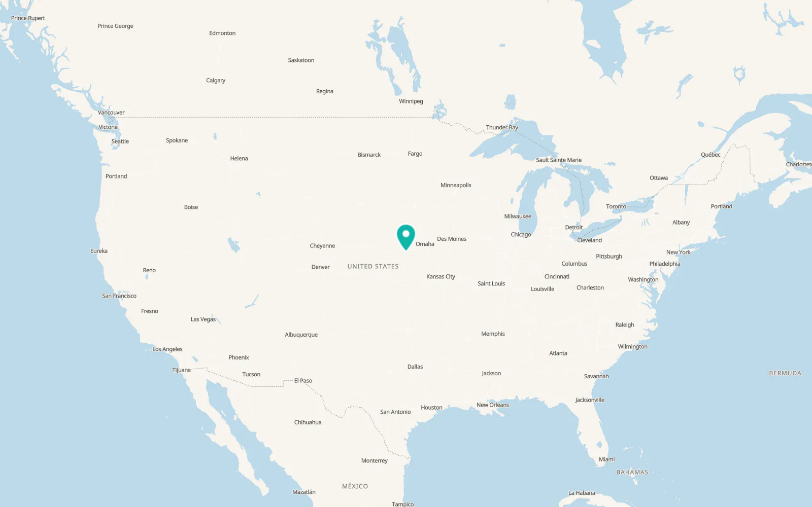 Map of Fairmont